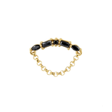 Irena Rolo Chain – 14K Gold Threadless/Threaded End