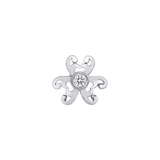 Iris – 14K/18K Gold Gemstone Threadless End - piercing - zone.com