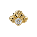 Jasmine – 14K Gold Threadless/Threaded End - piercing-zone.com