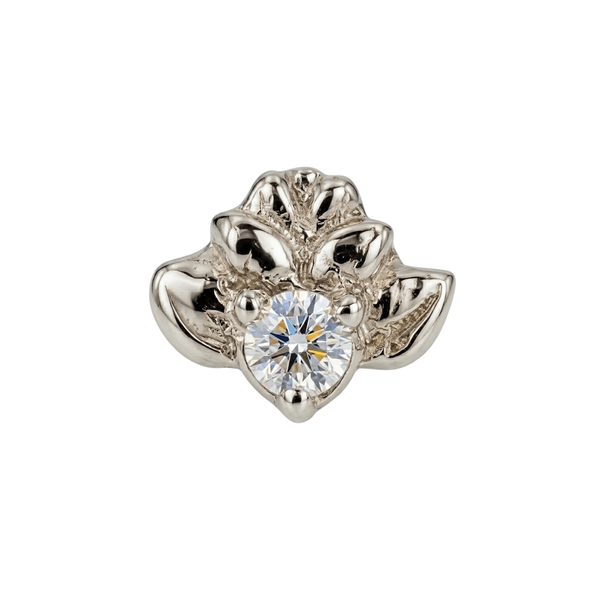 Jasmine – 14K Gold Threadless/Threaded End - piercing-zone.com