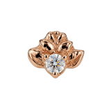 Jasmine – 14K Gold Threadless/Threaded End - piercing-zone.com