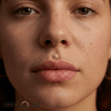 Jemma – 14K Gold Threadless/Threaded End - piercing - zone.com