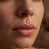 Jemma – 14K Gold Threadless/Threaded End - piercing - zone.com