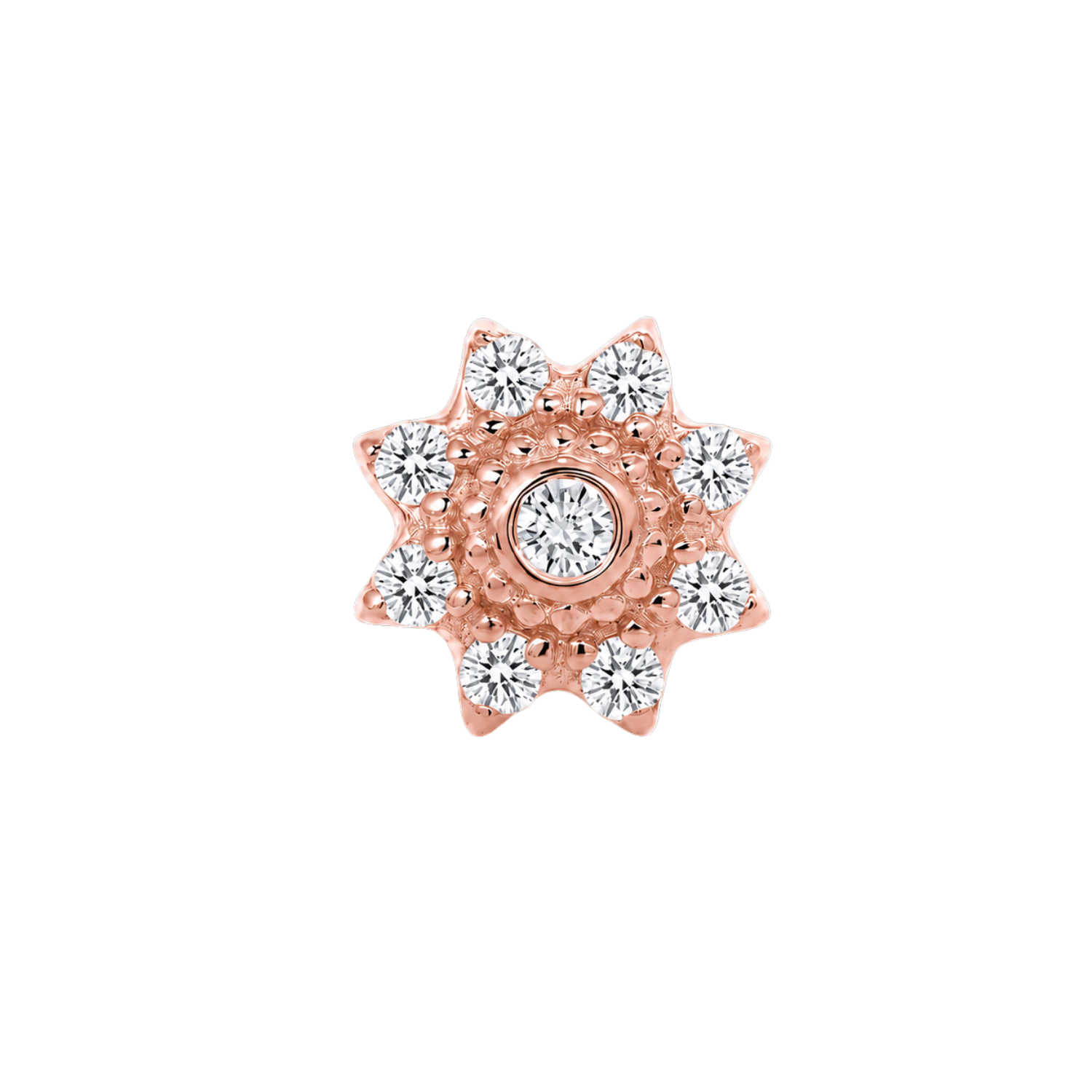 Jemma – 14K Gold Threadless/Threaded End