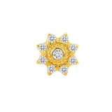 Jemma – 14K Gold Threadless/Threaded End