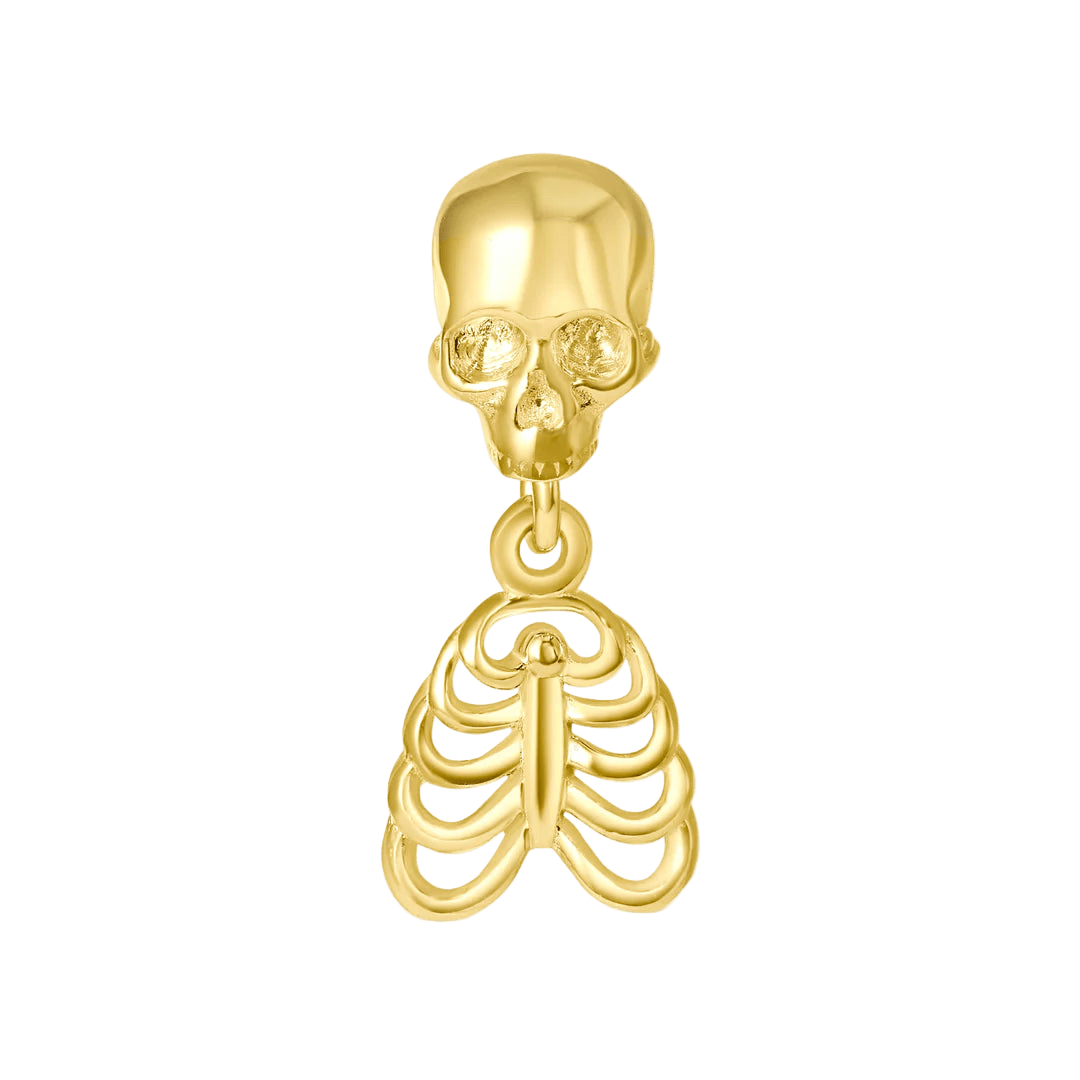 JimBone Dangle – 14K Gold Threadless & Threaded End - piercing - zone.com
