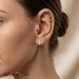 JimBone Dangle with Gems – 14K Gold Halloween Threadless End - piercing - zone.com