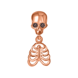 JimBone Dangle with Gems – 14K Gold Halloween Threadless End - piercing - zone.com