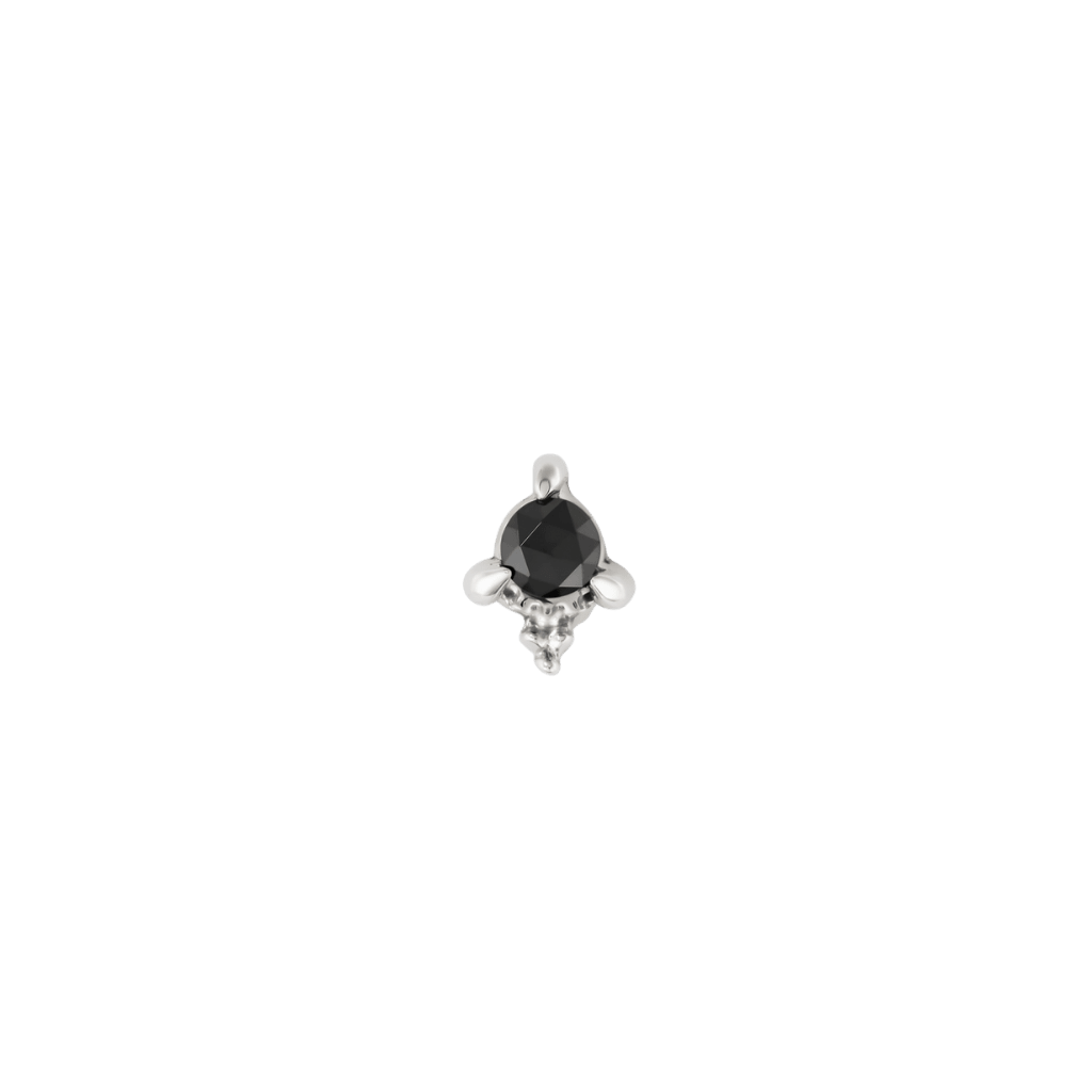 Jolene Pin - 14K Gold Gem Threadless End - piercing - zone.com