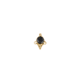 Jolene Pin - 14K Gold Gem Threadless End - piercing - zone.com