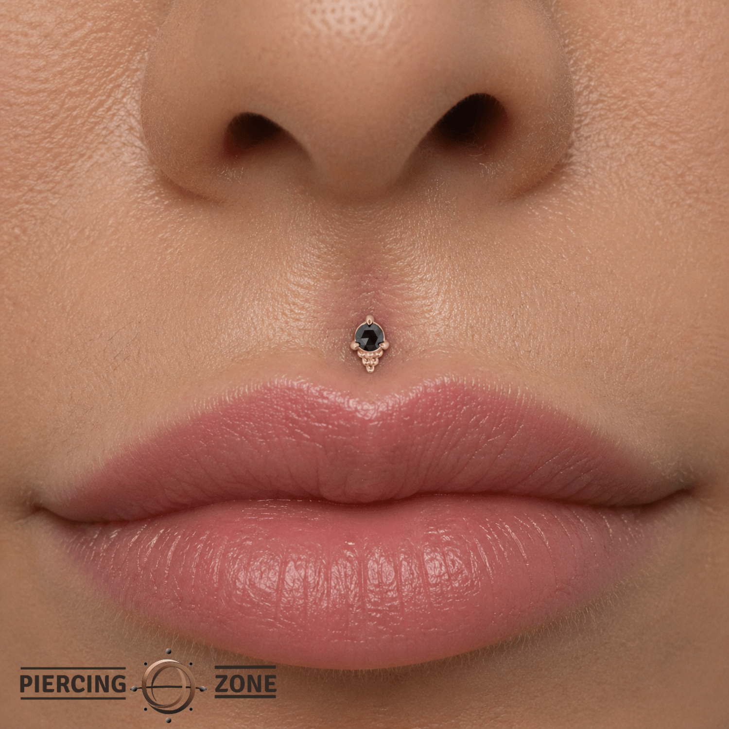 Jolene Pin - 14K Gold Gem Threadless End - piercing - zone.com