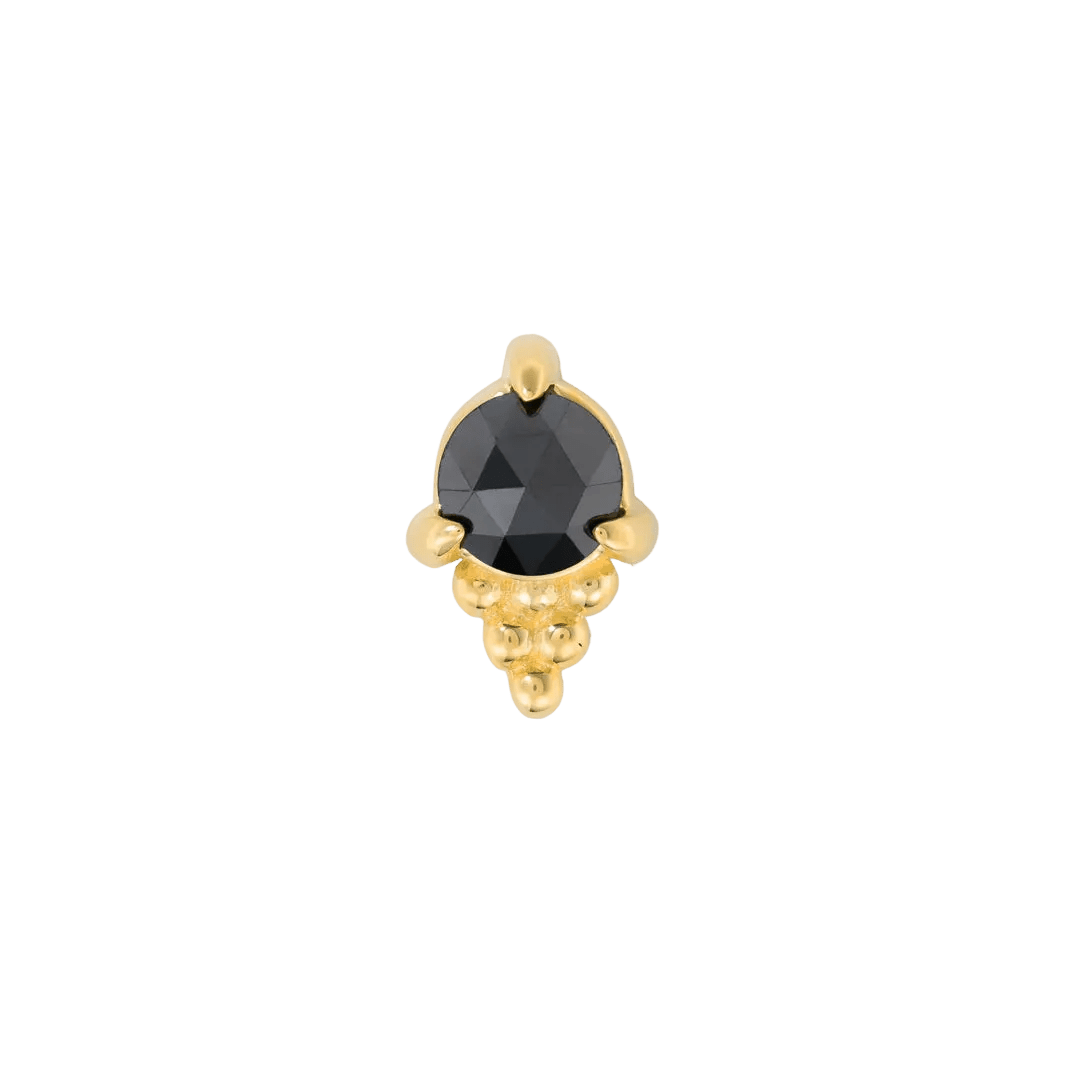 Jolene Pin - 14K Gold Gem Threadless End - piercing - zone.com