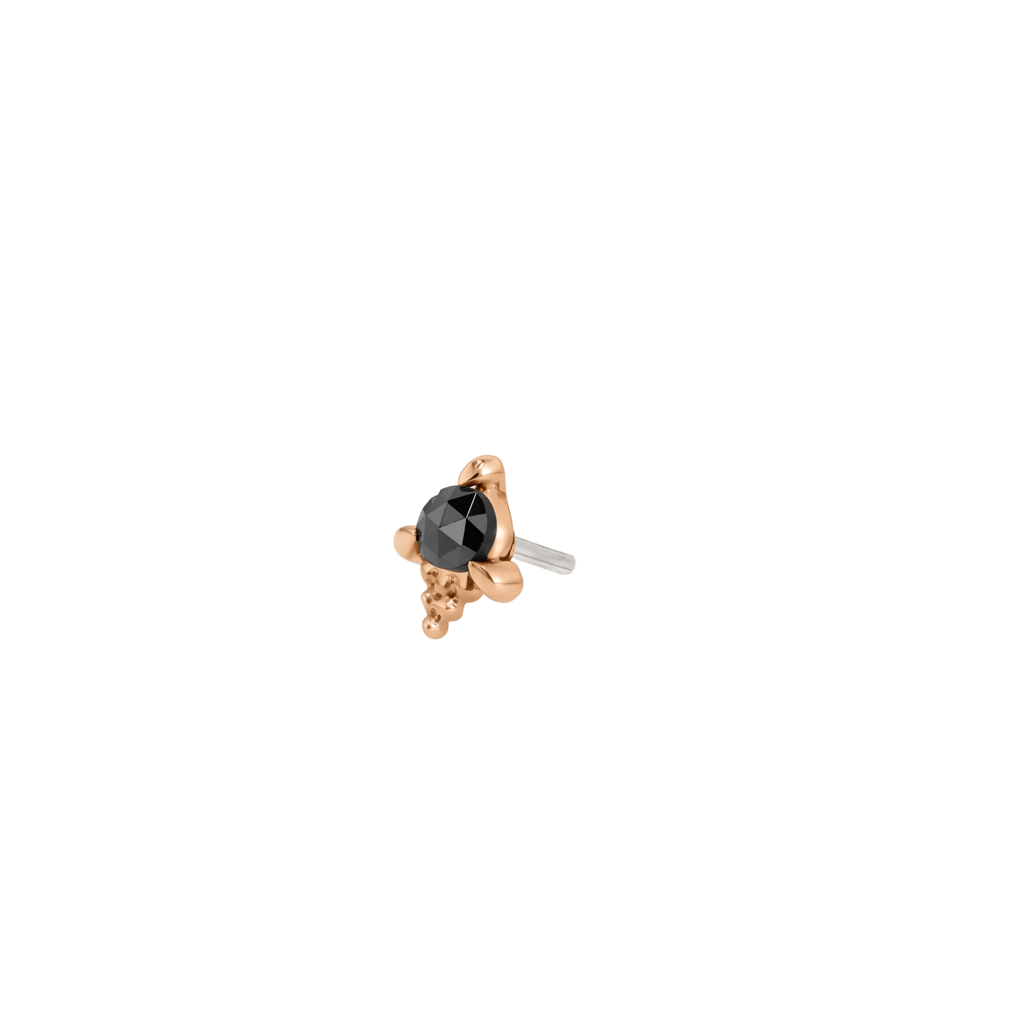 Jolene Pin - 14K Gold Gem Threadless End - piercing - zone.com
