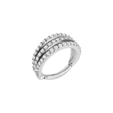 Juliet Clicker with 57 Pavé Gems – 14K & 18K Gold - piercing - zone.com