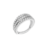Juliet Clicker with 57 Pavé Gems – 14K & 18K Gold - piercing-zone.com