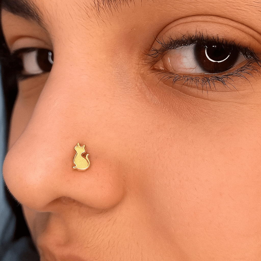 Juni - Purr – 14K Gold Threadless End - piercing - zone.com