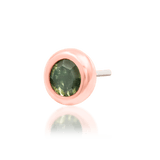 Alary – 14K Gold Moss Agate Threadless End