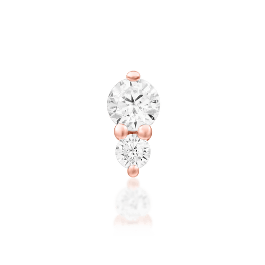 Aman – 14K Gold & Cubic Zirconia Threadless End