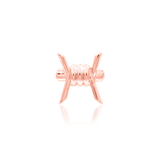 BARB-ARA 14K GOLD - THREADLESS END piercing-zone.com