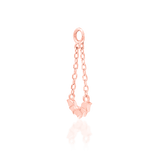 Bartok Chains – 14K Gold Threadless End