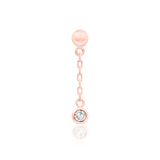 Daphne Chains – 14K Gold Threadless End with CZ Gemstone