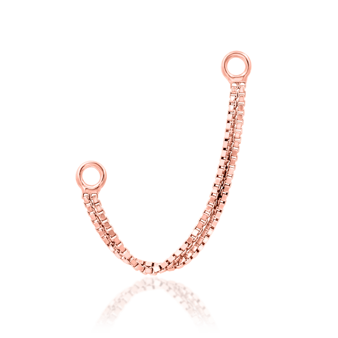 Double Box Chain – 14K Gold
