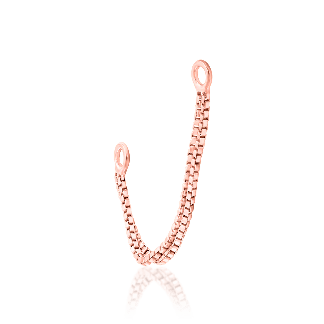 Double Box Chain – 14K Gold
