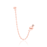 Elora Chains – 14K Gold & Swarovski CZ Dangle Threadless End