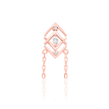 Iris Chains – 14K Gold & Cubic Zirconia Threadless End