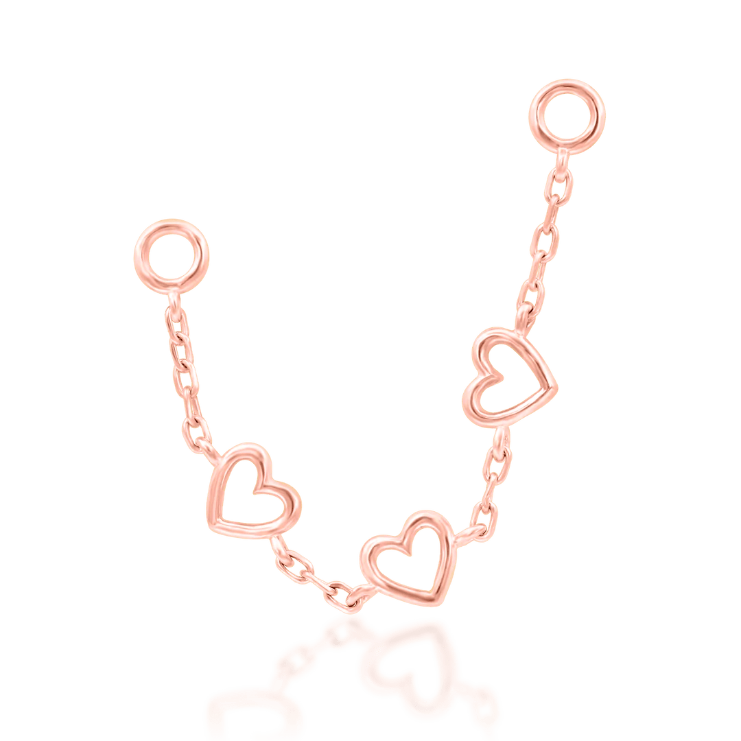 Lots of Love Chains – 14K Gold Charm
