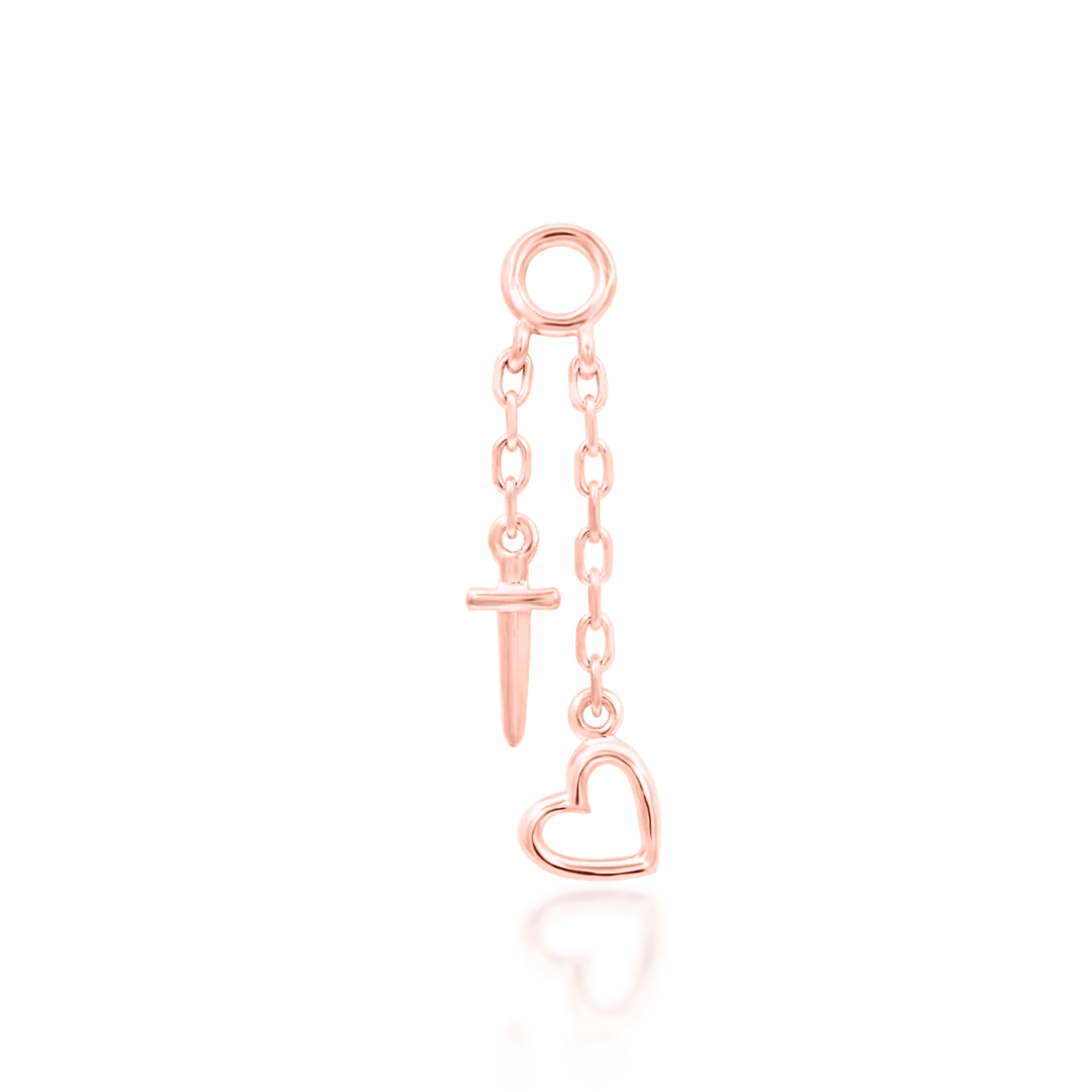 Love Hurts Chains -14K Gold
