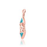Lucille styled in helix piercing – bold yet delicate ocean-inspired piece