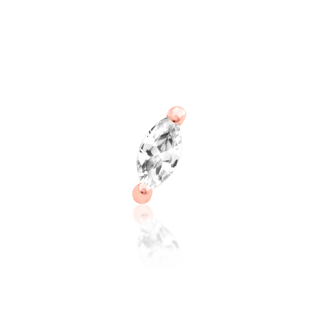 MARQUISE-14K GOLD piercing-zone.com
