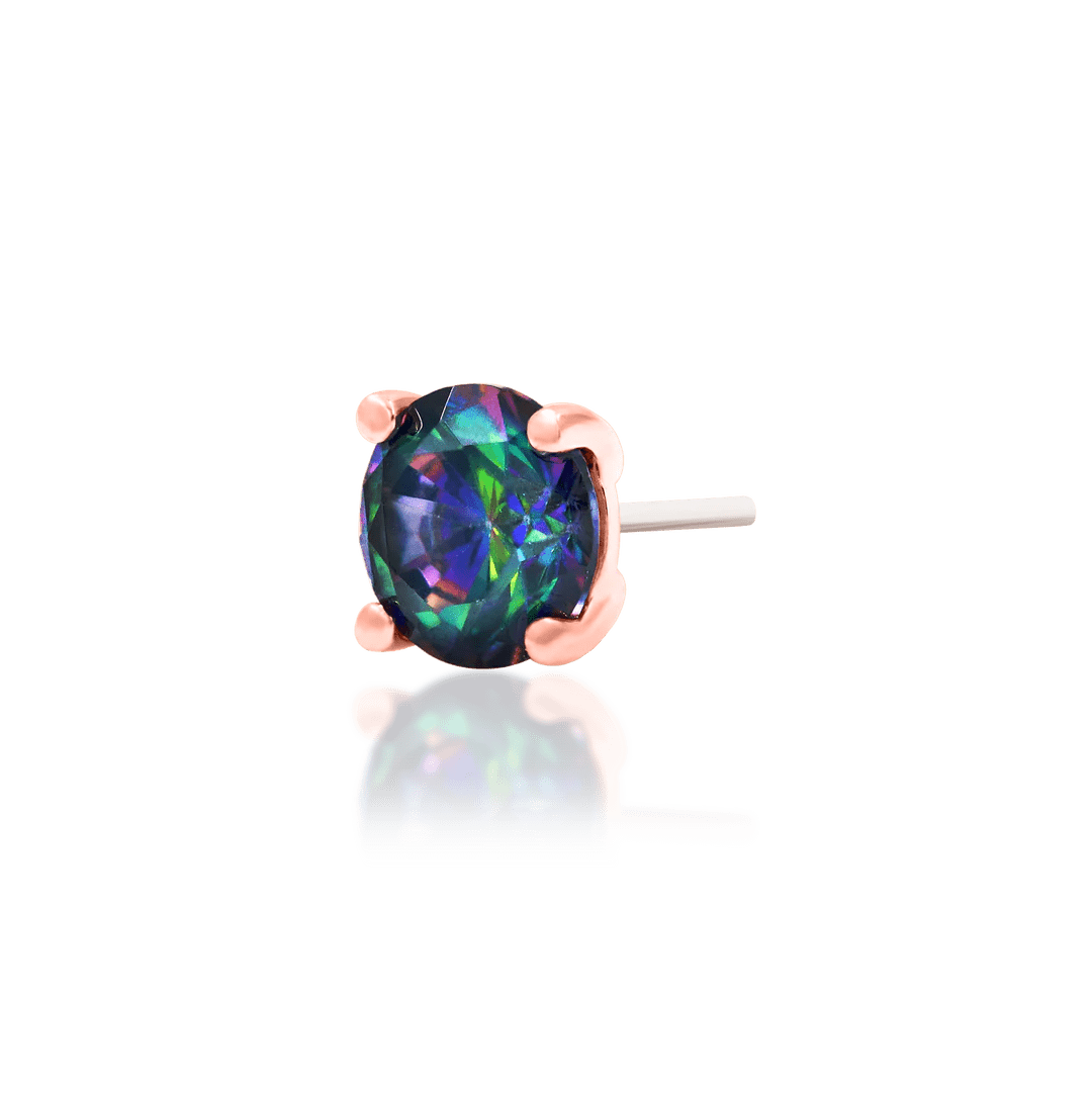 MYSTIC PRONG-SET - 14K GOLD piercing-zone.com