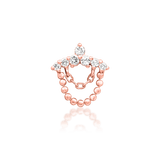 Top-down image of Ninette – structured chain with dimensional sparkle