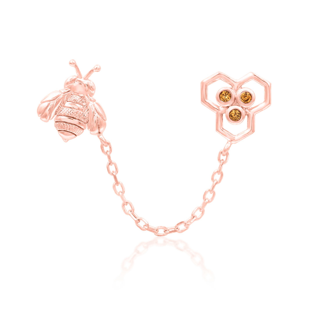 Oh Honey Chains – 14K Gold Threadless End