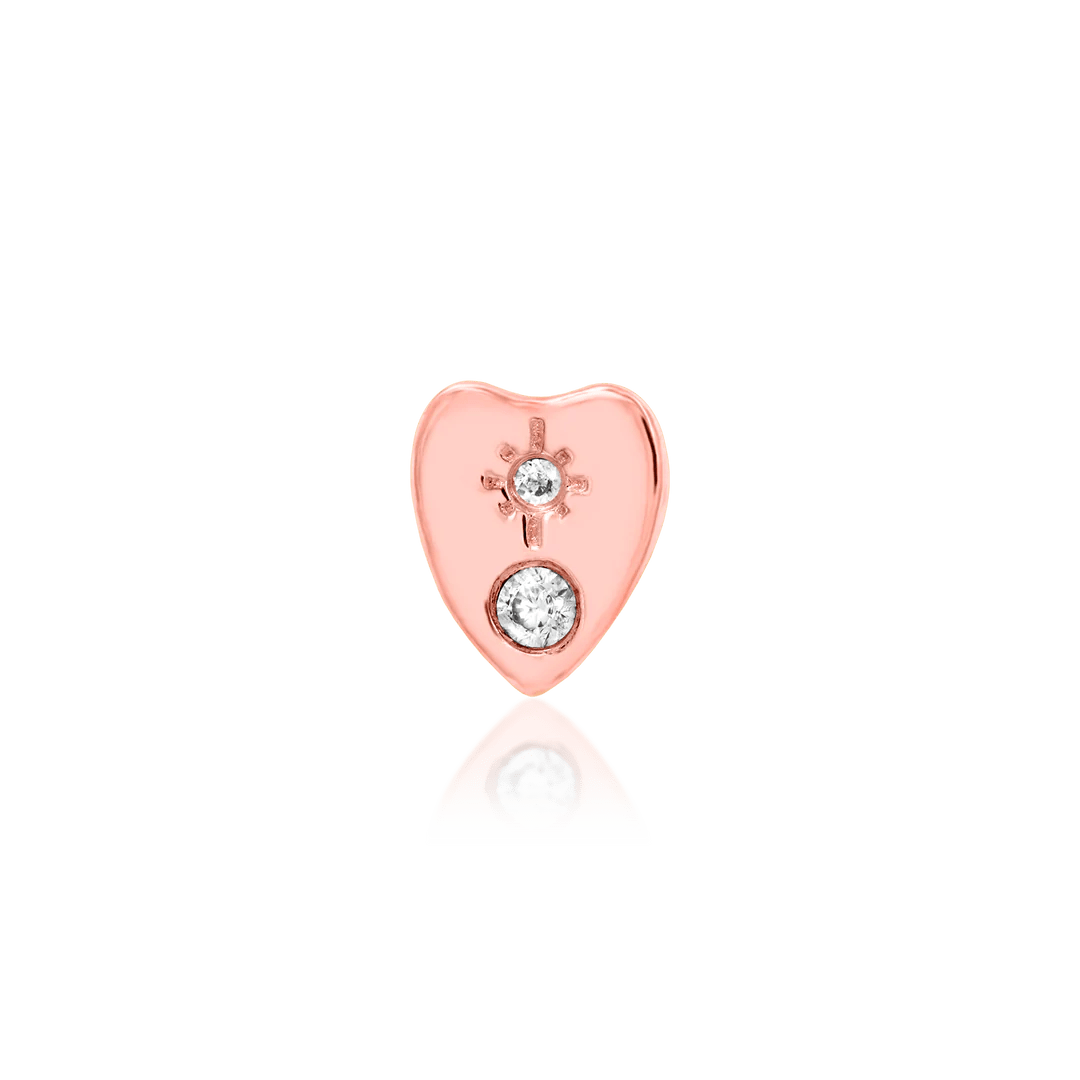 PLANCHETTE GOLD 14K  - THREADLESS END piercing-zone.com