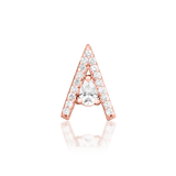 Pointessa – 14K Gold Cubic Zirconia Threadless End