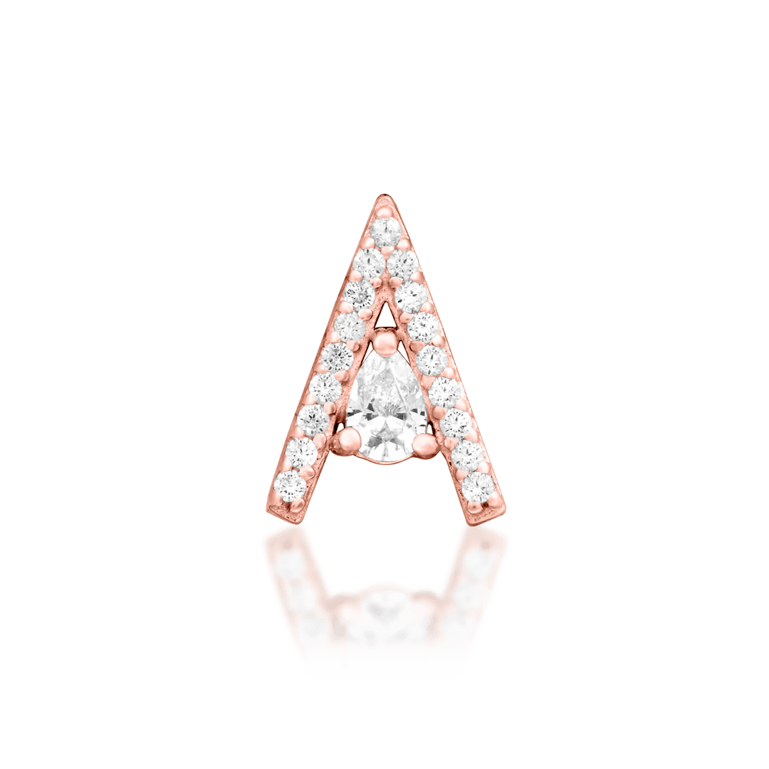 Pointessa Decorative Charm – 14K Gold Threadless Jewelry