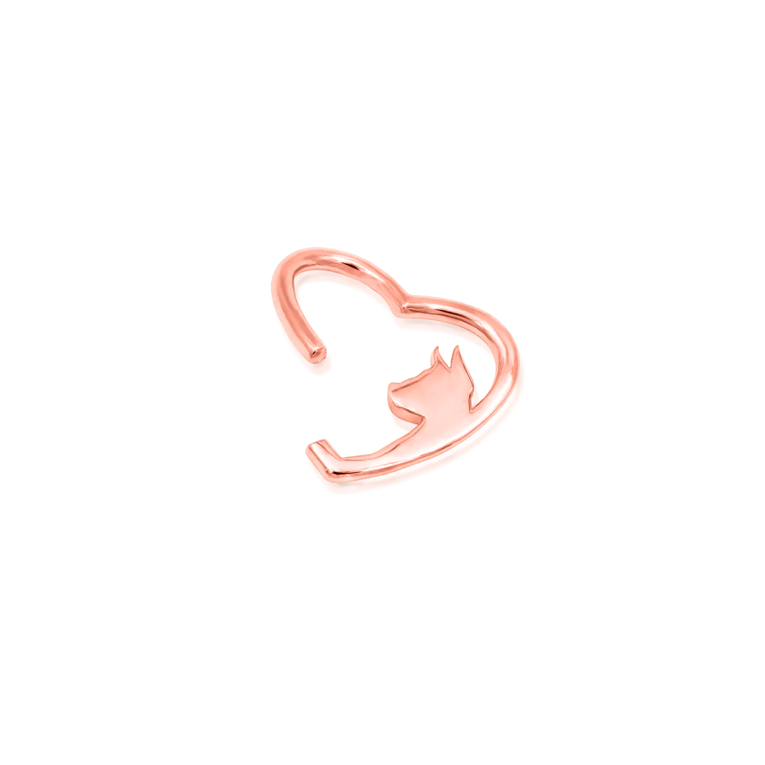 Puppy Love Seam Ring – 14K Gold