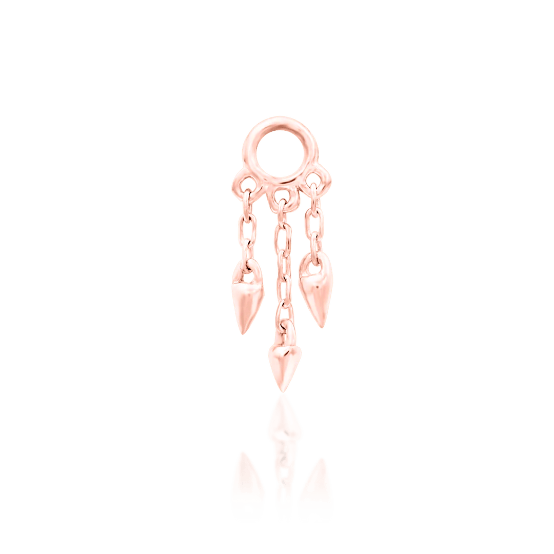 Ruby Chains – 14K Gold & Cubic Zirconia Threadless End
