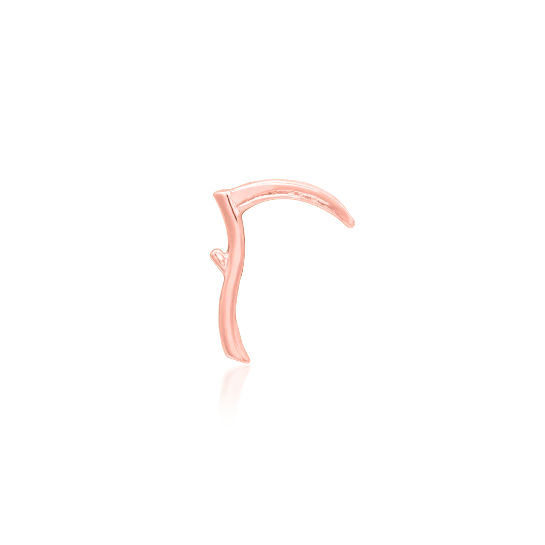 SCYTHE 14K GOLD - THREADLESS END piercing-zone.com