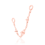 Spiked Chain – 14K Gold Charm