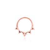 Starfire Seam Ring - 14 Karat Gold 