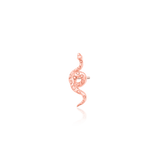 TEXTURED SNAKE-14K GOLD piercing-zone.com