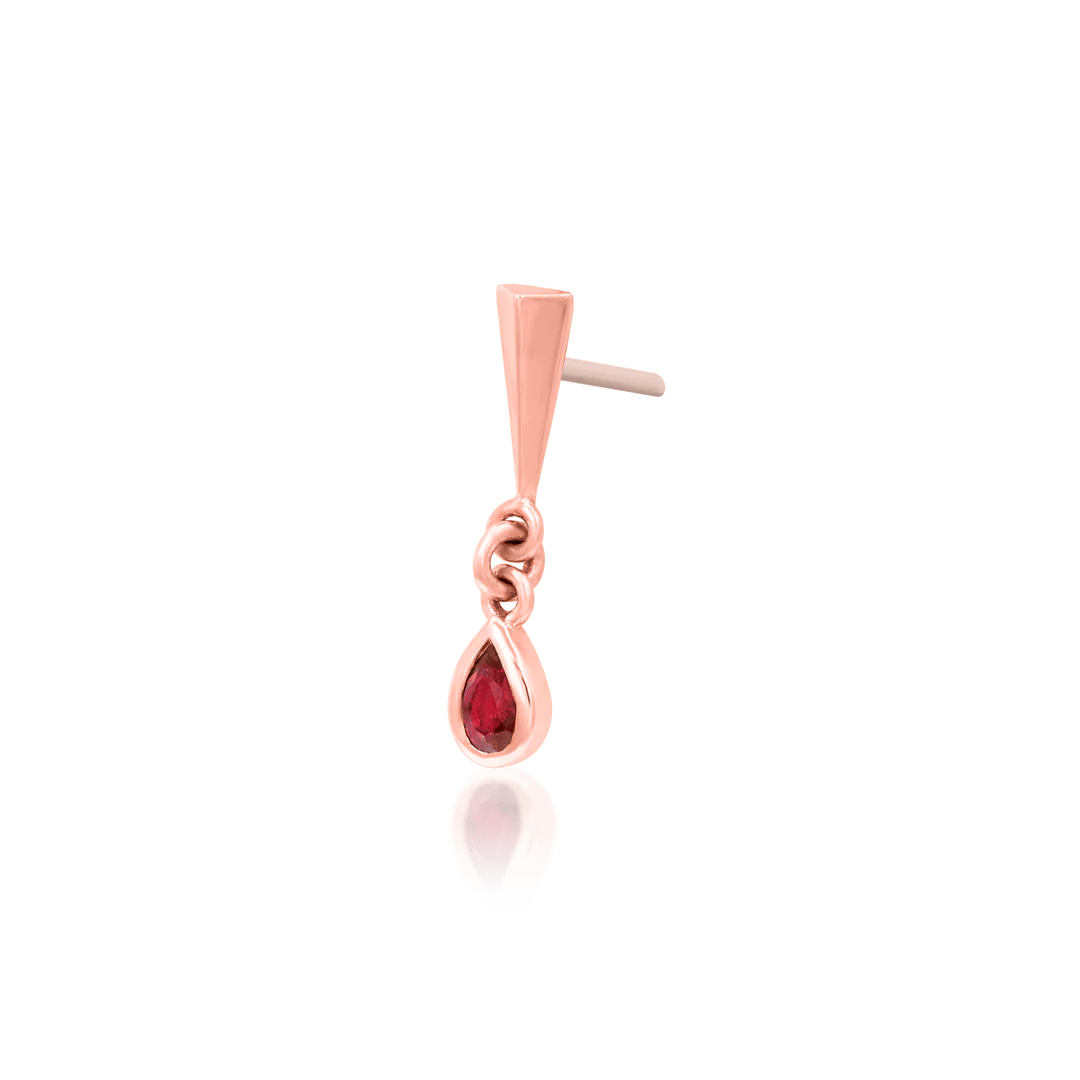 TILL DEATH GOLD 14K  - THREADLESS END piercing-zone.com