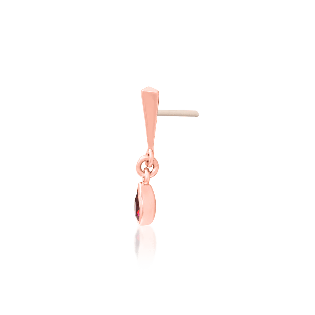 TILL DEATH GOLD 14K  - THREADLESS END piercing-zone.com