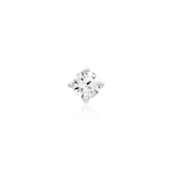 4 PRONG-SET CZ STONE-14K GOLD piercing-zone.com