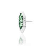 Avalon – 14K Gold Moss Agate Threadless End