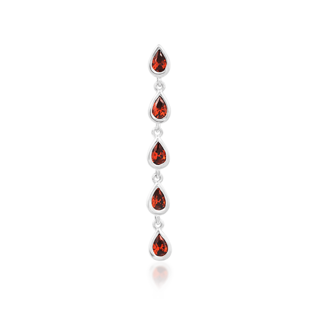 Ayuna Chains – 14K Gold & Garnet